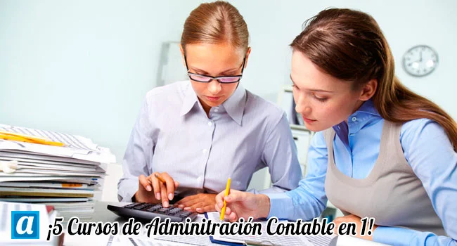 5 cursos administración contable en uno